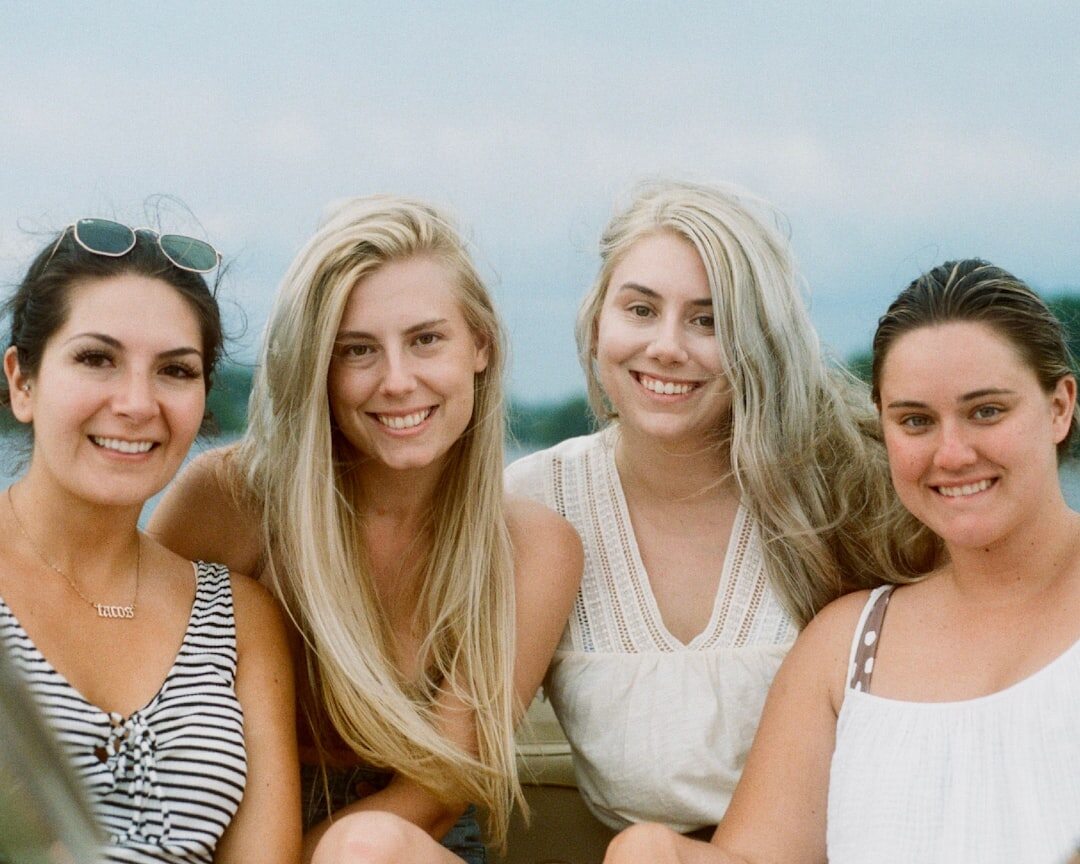 reconciled friends smiling