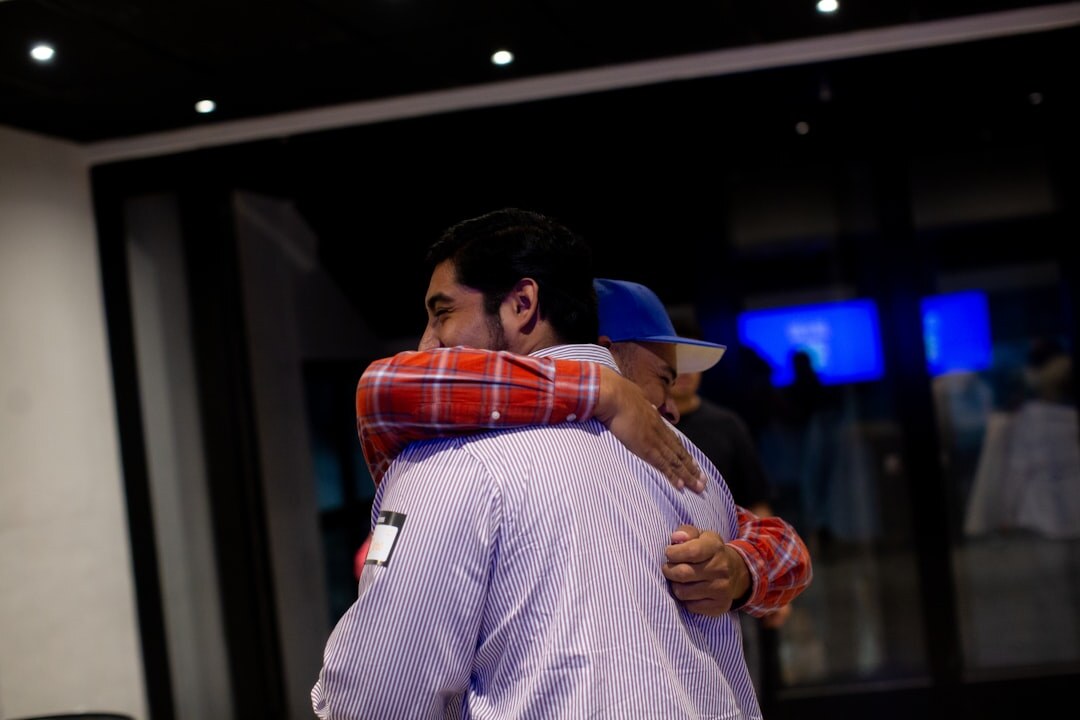 celebrity couple hugging