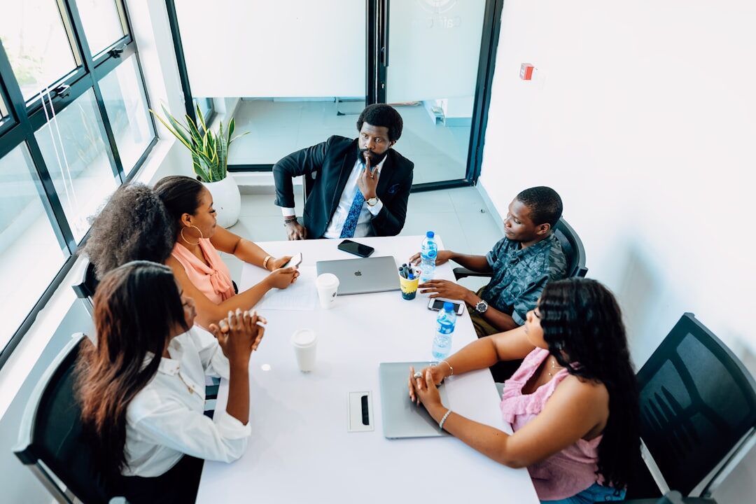 business people meeting in office